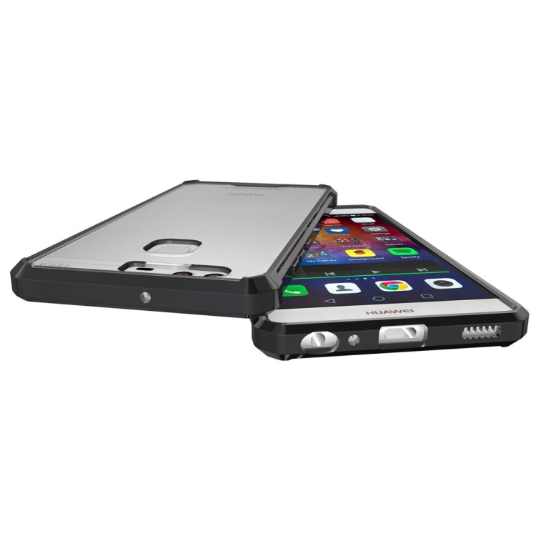 For Huawei   P9 Transparent Shockproof TPU Protective Back Cover Case
