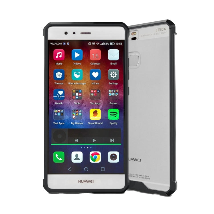 For Huawei   P9 Transparent Shockproof TPU Protective Back Cover Case