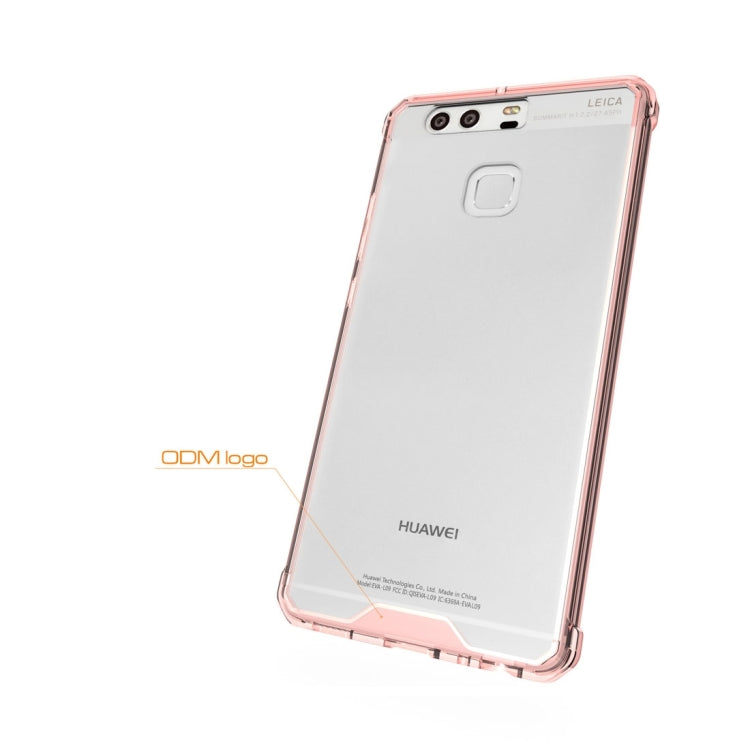 For Huawei   P9 Transparent Shockproof TPU Protective Back Cover Case