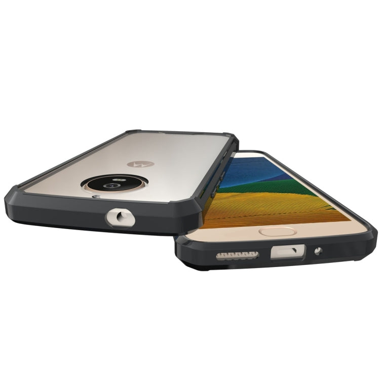 For Motorola Moto G5S Transparent Shockproof TPU Protective Back Cover Case