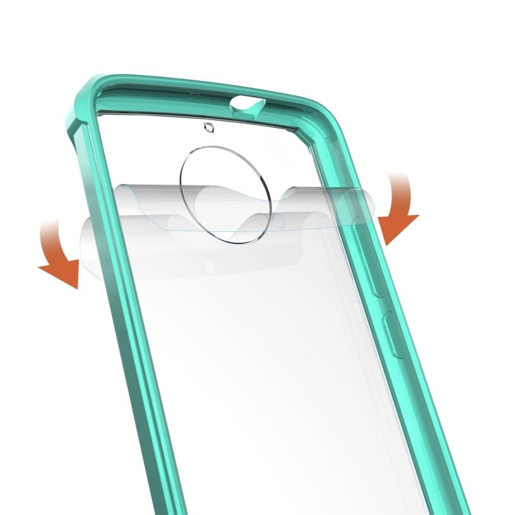 For Motorola Moto G5S Transparent Shockproof TPU Protective Back Cover Case