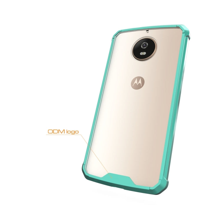 For Motorola Moto G5S Transparent Shockproof TPU Protective Back Cover Case