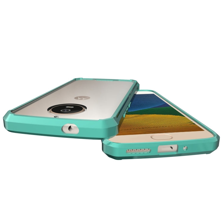 For Motorola Moto G5S Transparent Shockproof TPU Protective Back Cover Case