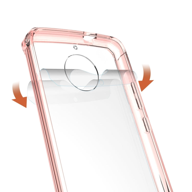 For Motorola Moto G5S Transparent Shockproof TPU Protective Back Cover Case