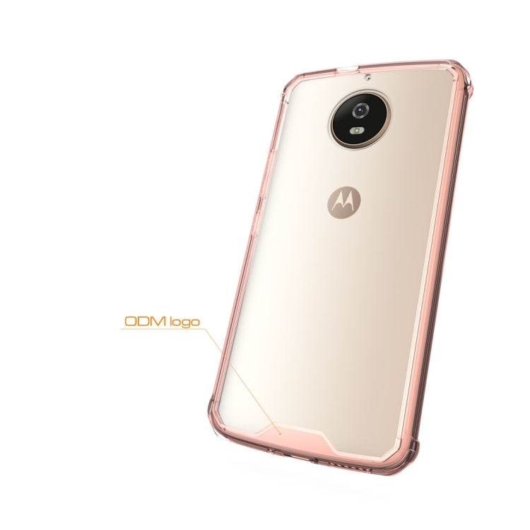 For Motorola Moto G5S Transparent Shockproof TPU Protective Back Cover Case