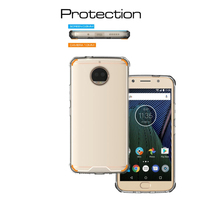 For Motorola Moto G5S Plus Transparent Shockproof TPU Protective Back Cover Case