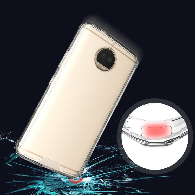 For Motorola Moto G5S Plus Transparent Shockproof TPU Protective Back Cover Case