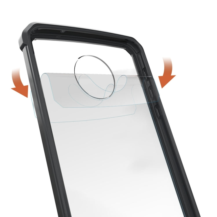 For Motorola Moto Z Transparent Shockproof TPU Protective Back Cover Case