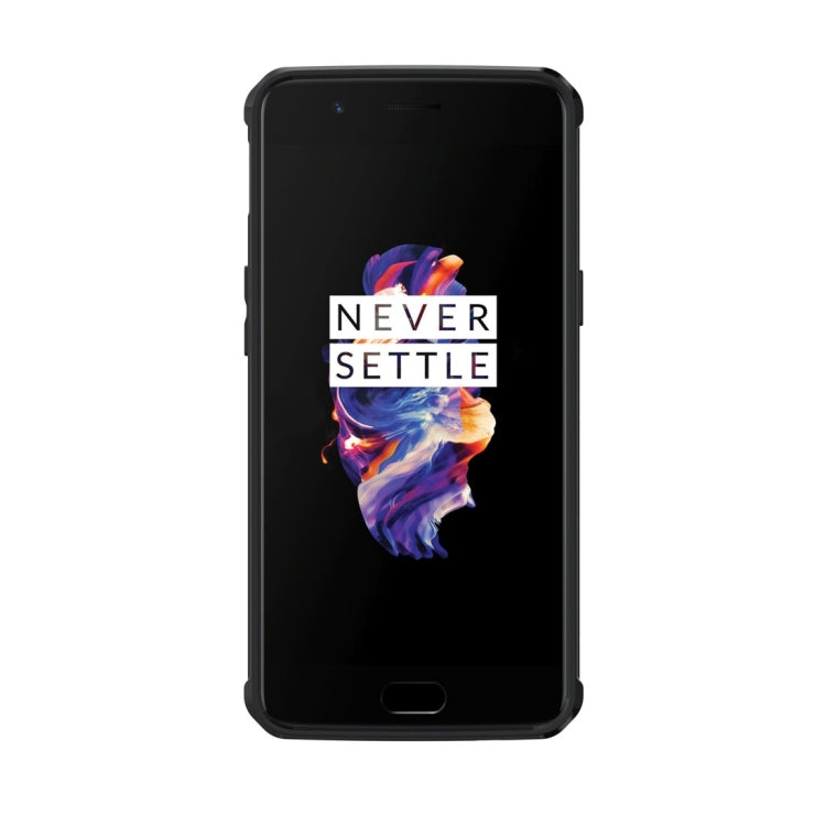 For OnePlus 5 Transparent Shockproof TPU Protective Back Cover Case