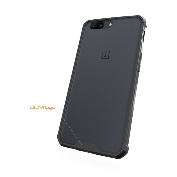For OnePlus 5 Transparent Shockproof TPU Protective Back Cover Case