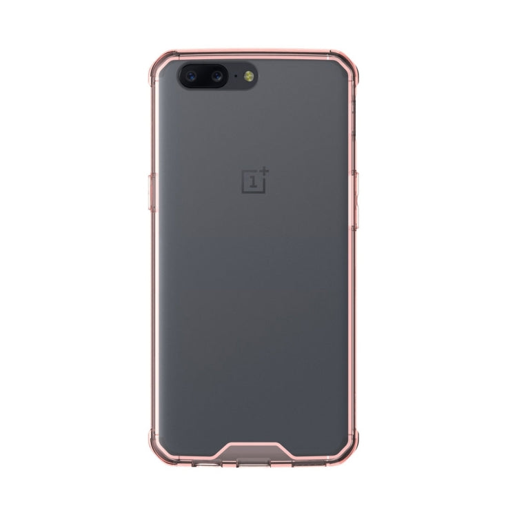 For OnePlus 5 Transparent Shockproof TPU Protective Back Cover Case