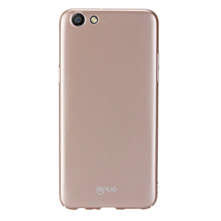 Lenuo for OPPO F3 PC Ultra-thin Impact Protection Case (Gold)