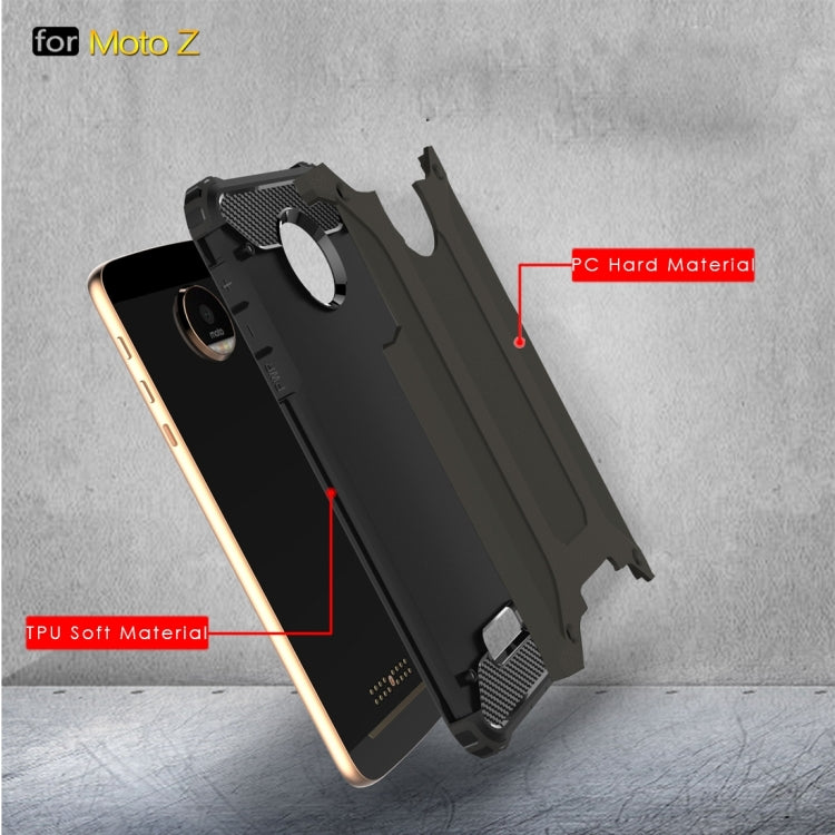 For Motorola Moto Z Armor TPU + PC Combination Case