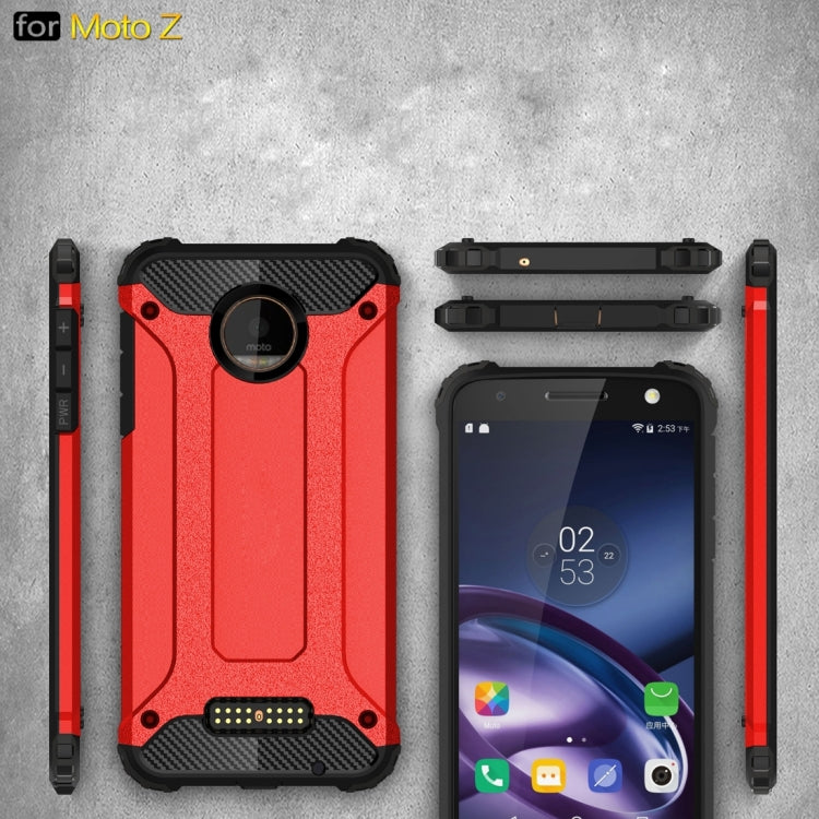 For Motorola Moto Z Armor TPU + PC Combination Case