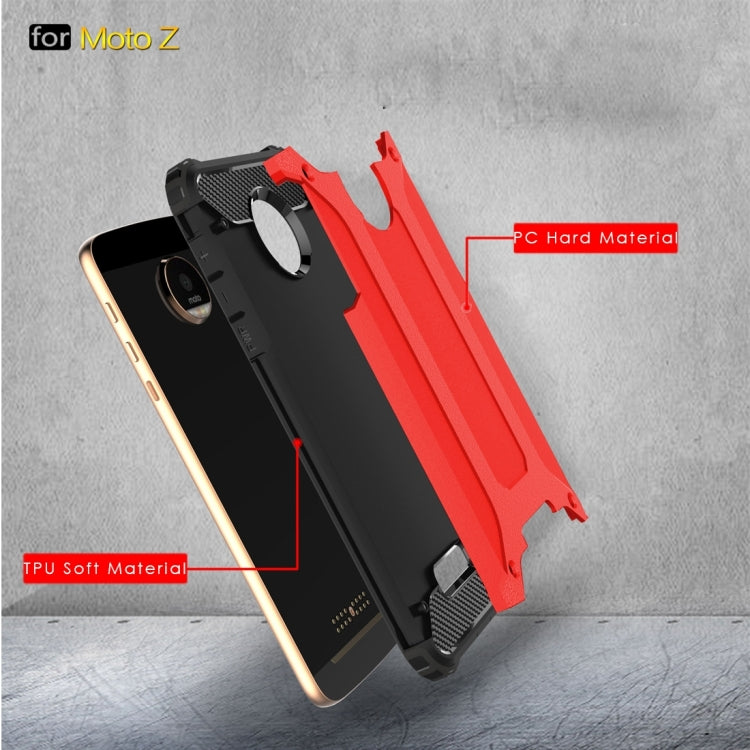For Motorola Moto Z Armor TPU + PC Combination Case