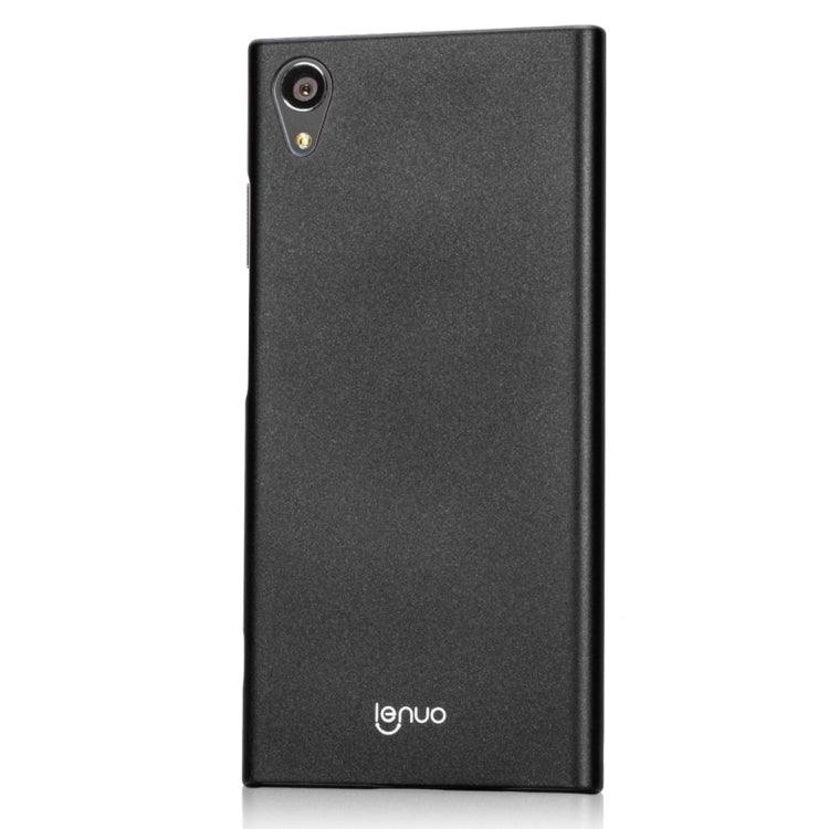 Lenuo for Sony Xperia XA1 Plus PC Ultra-thin Impact Protection Back Case Hard Cover(Black)