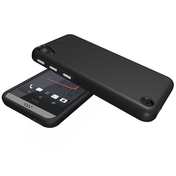 For HTC Desire 530 Ball Texture Anti-slip PC + TPU Protective Back Cover Case
