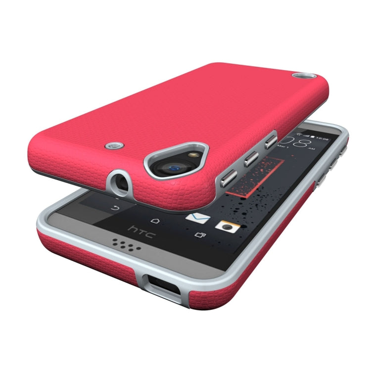 For HTC Desire 530 Ball Texture Anti-slip PC + TPU Protective Back Cover Case