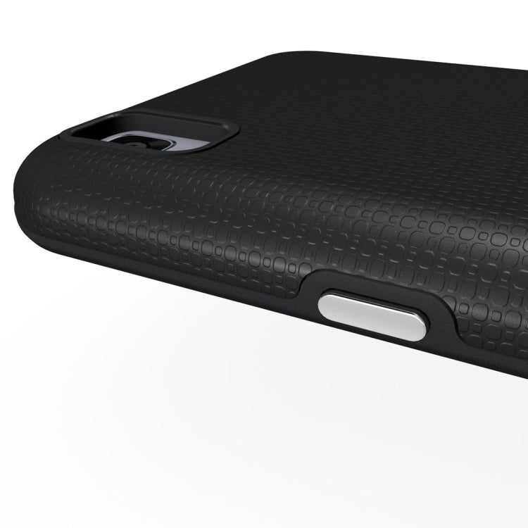 For LG X Power Ball Texture Anti-slip PC + TPU Protective Back Cover Case