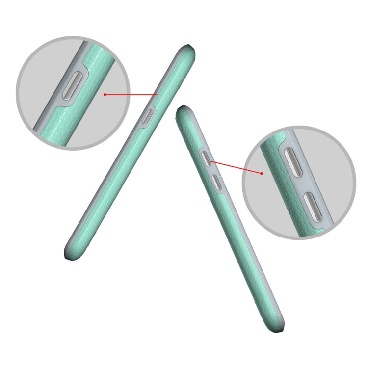 For LG X Power Ball Texture Anti-slip PC + TPU Protective Back Cover Case