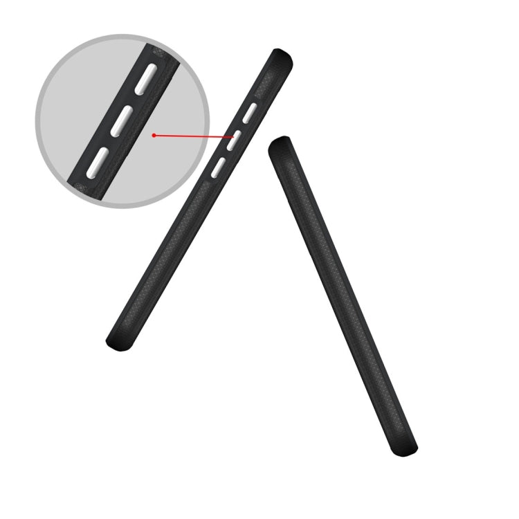 For Huawei  P8 Lite (2017) Ball Texture Anti-slip PC + TPU Protective Back Cover Case