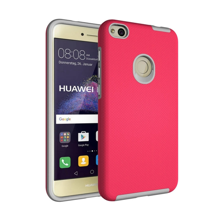 For Huawei  P8 Lite (2017) Ball Texture Anti-slip PC + TPU Protective Back Cover Case