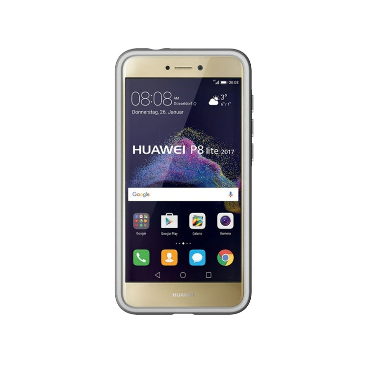 For Huawei  P8 Lite (2017) Ball Texture Anti-slip PC + TPU Protective Back Cover Case