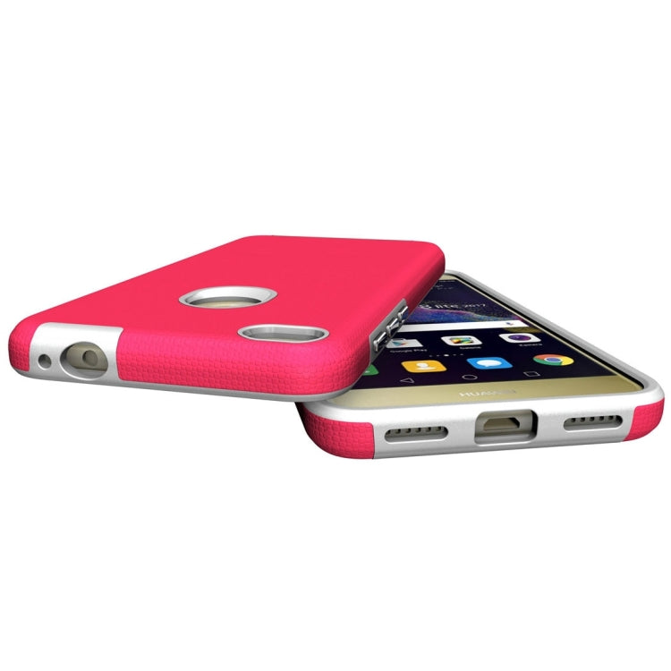 For Huawei  P8 Lite (2017) Ball Texture Anti-slip PC + TPU Protective Back Cover Case