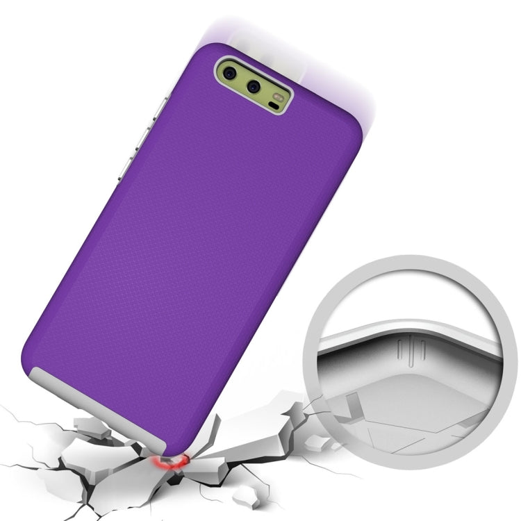 For Huawei  P10 Plus Ball Texture Anti-slip PC + TPU Protective Back Cover Case