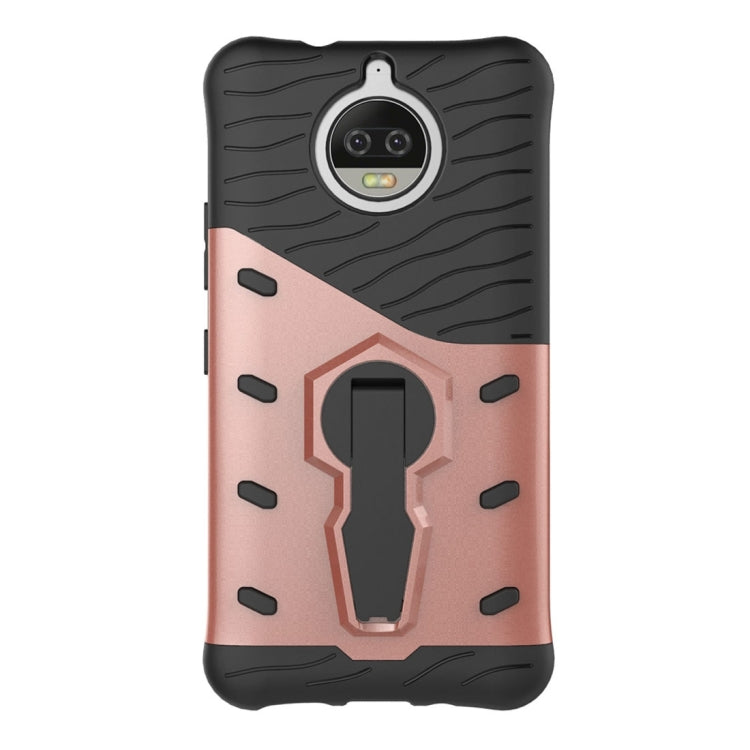 For Motorola Moto G5S Plus PC + TPU Dropproof Sniper Hybrid Protective Back Cover Case with 360 Degree Rotation Holder