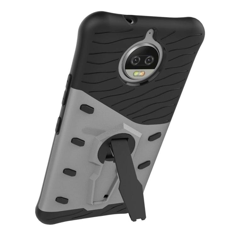 For Motorola Moto G5S Plus PC + TPU Dropproof Sniper Hybrid Protective Back Cover Case with 360 Degree Rotation Holder