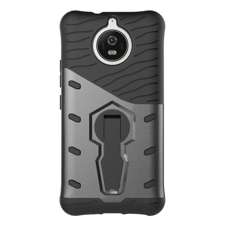 For Motorola Moto G5S PC + TPU Dropproof Sniper Hybrid Protective Back Cover Case with 360 Degree Rotation Holder