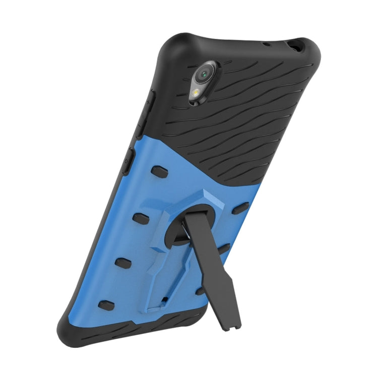 For Sony Xperia L1 PC + TPU Dropproof Sniper Hybrid Protective Back Cover Case with 360 Degree Rotation Holder