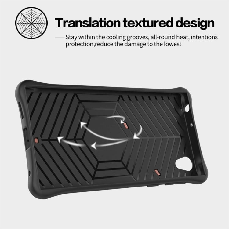 For Sony Xperia L1 PC + TPU Dropproof Sniper Hybrid Protective Back Cover Case with 360 Degree Rotation Holder