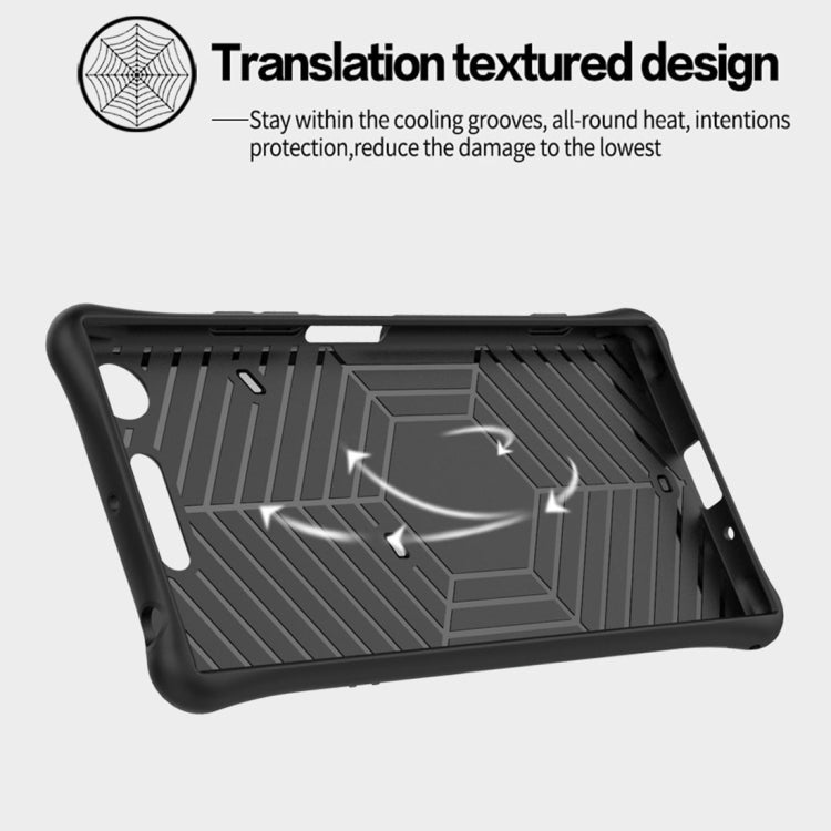 For Sony Xperia XZ1 PC + TPU Dropproof Sniper Hybrid Protective Back Cover Case with 360 Degree Rotation Holder