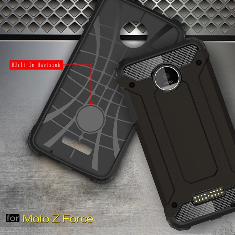 For Motorola Z Force Armor TPU + PC Combination Case