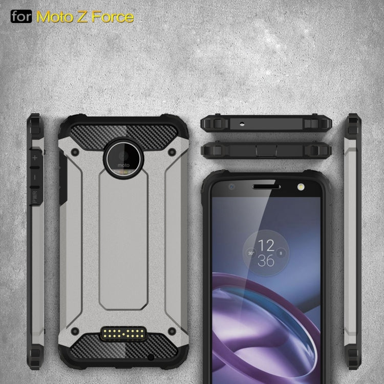 For Motorola Z Force Armor TPU + PC Combination Case