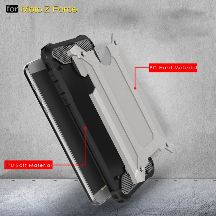 For Motorola Z Force Armor TPU + PC Combination Case