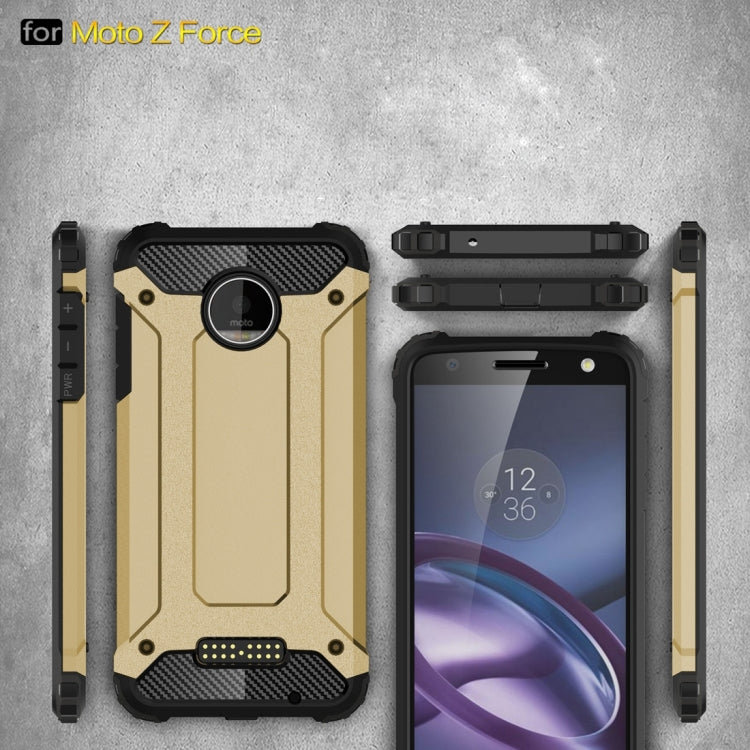 For Motorola Z Force Armor TPU + PC Combination Case