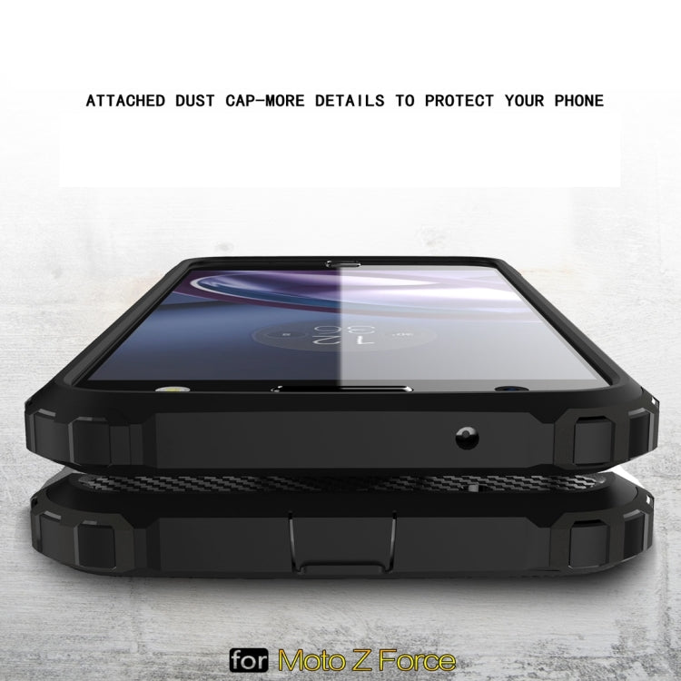 For Motorola Z Force Armor TPU + PC Combination Case