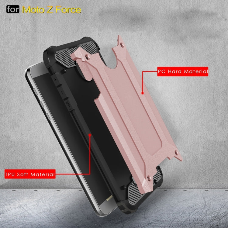 For Motorola Z Force Armor TPU + PC Combination Case