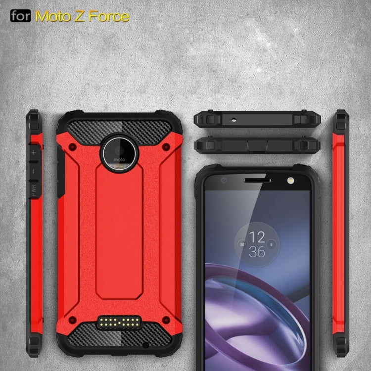 For Motorola Z Force Armor TPU + PC Combination Case