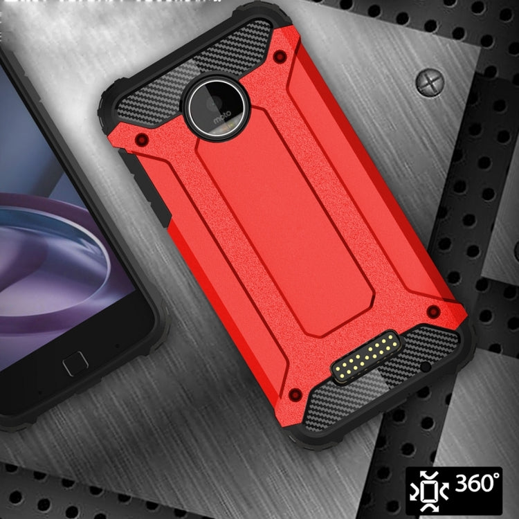 For Motorola Z Force Armor TPU + PC Combination Case