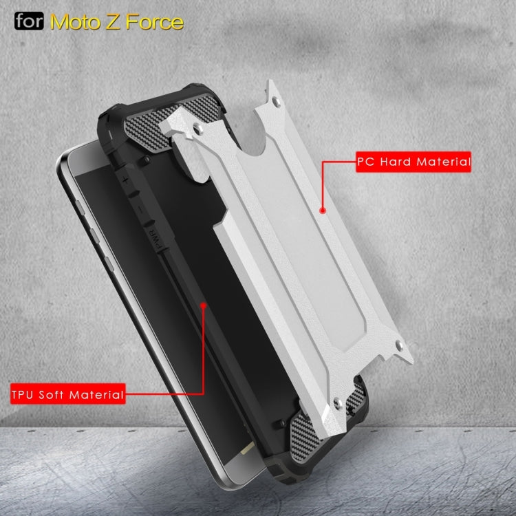 For Motorola Z Force Armor TPU + PC Combination Case