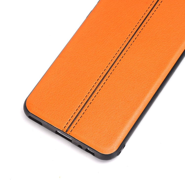 For Huawei  P10 Plain Weave Texture Leather Surface Protective Back Cover Case