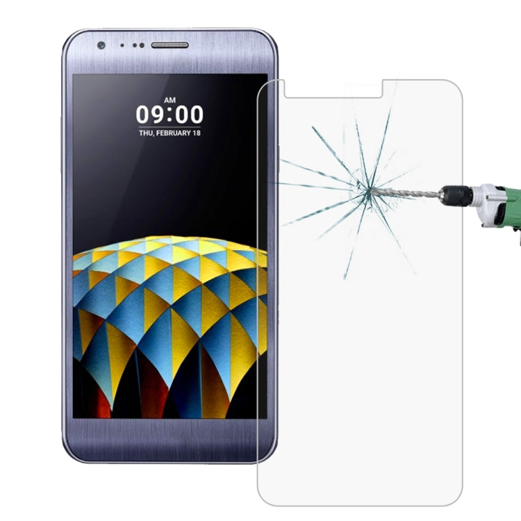 100 PCS for LG X Cam 0.26mm 9H Surface Hardness 2.5D Explosion-proof Tempered Glass Screen Film