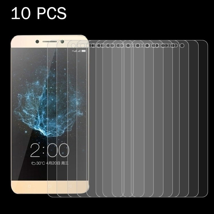 10 PCS for LETV Le 2 0.26mm 9H Surface Hardness 2.5D Explosion-proof Tempered Glass Screen Film