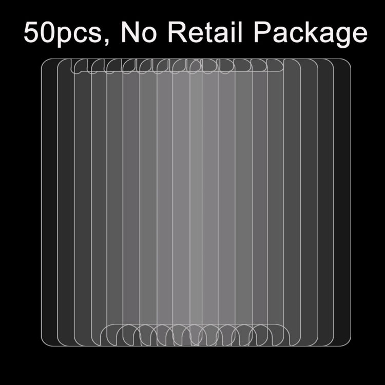 50 PCS for Oneplus Three 0.26mm 9H Surface Hardness 2.5D Explosion-proof Tempered Glass Film, No Retail Package