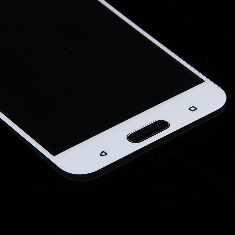For HTC One M10 0.26mm 9H Surface Hardness 3D Explosion-proof Colorized Silk-screen Tempered Glass Full Screen Film (White)