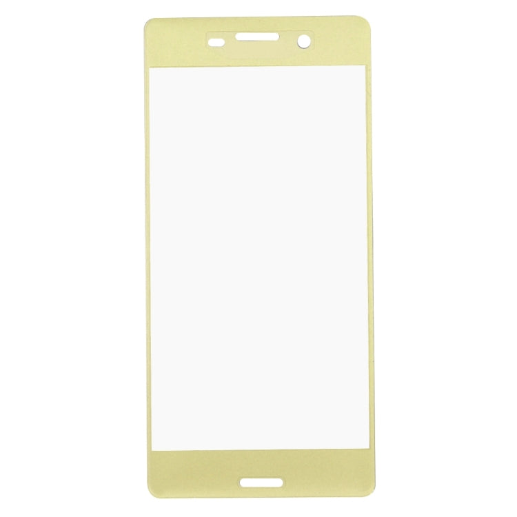 For Sony Xperia X 0.26mm 9H Surface Hardness 3D Explosion-proof Colorized Silk-screen Tempered Glass Full Screen Film